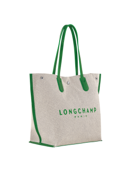 Longchamp 10090/HSG - TOILE ET CUIR. - VER essential toile cabas l shopping