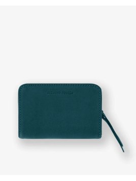 Les Ateliers Foures B23 - CUIR DE VACHETTE - LAGON porte monnaie et billet zip dos à dos mixte pmpb