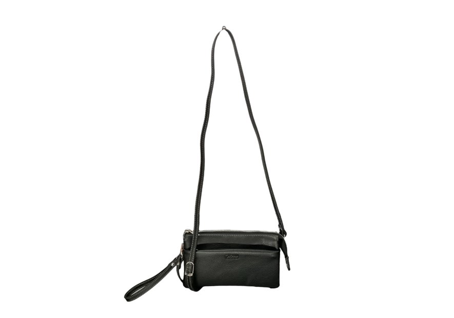 Katana 69600 - CUIR DE VACHETTE - NOIR katana-69-trotteur mini multipoches Sacs à mains