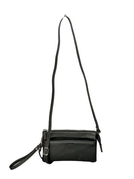 Katana 69600 - CUIR DE VACHETTE - NOIR katana-69-trotteur mini multipoches sacs-a-mains