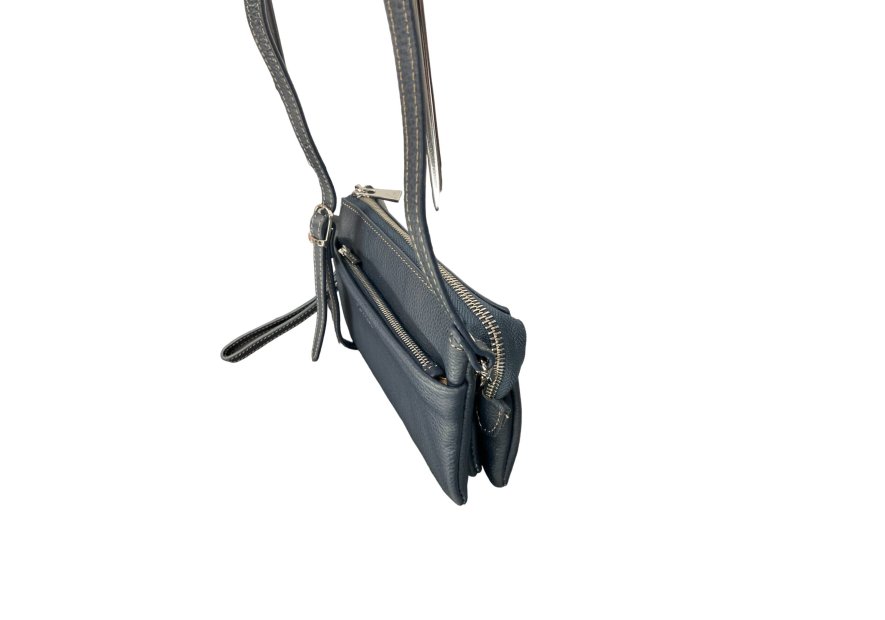 Katana 69600 - CUIR DE VACHETTE - MARIN katana-69-trotteur mini multipoches Sacs à mains