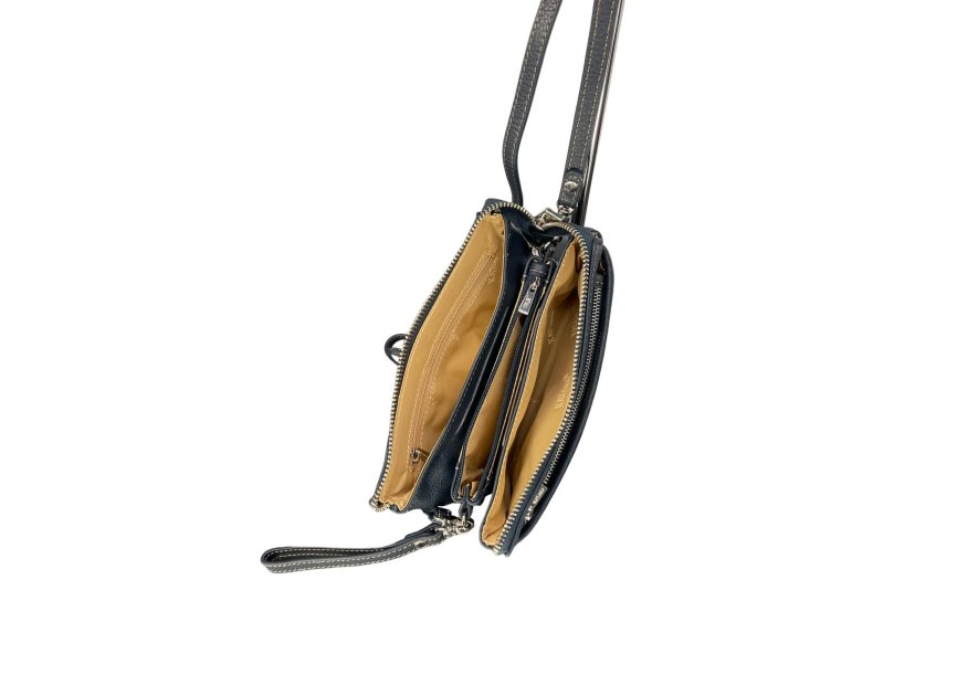 Katana 69600 - CUIR DE VACHETTE - MARIN katana-69-trotteur mini multipoches Sacs à mains