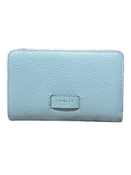 Lancel A11123 - CUIR DE VACHETTE - BLEU Ninon de Lancel - Portefeuille compact pmpb femme