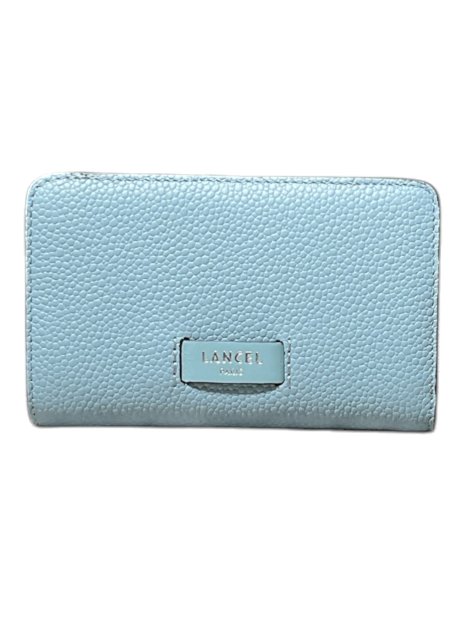 Lancel A11123 - CUIR DE VACHETTE - BLEU Ninon de Lancel - Portefeuille compact pmpb-femme