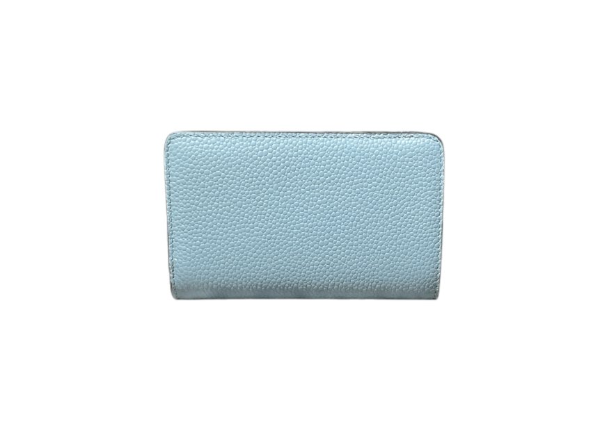 Lancel A11123 - CUIR DE VACHETTE - BLEU Ninon de Lancel - Portefeuille compact pmpb femme