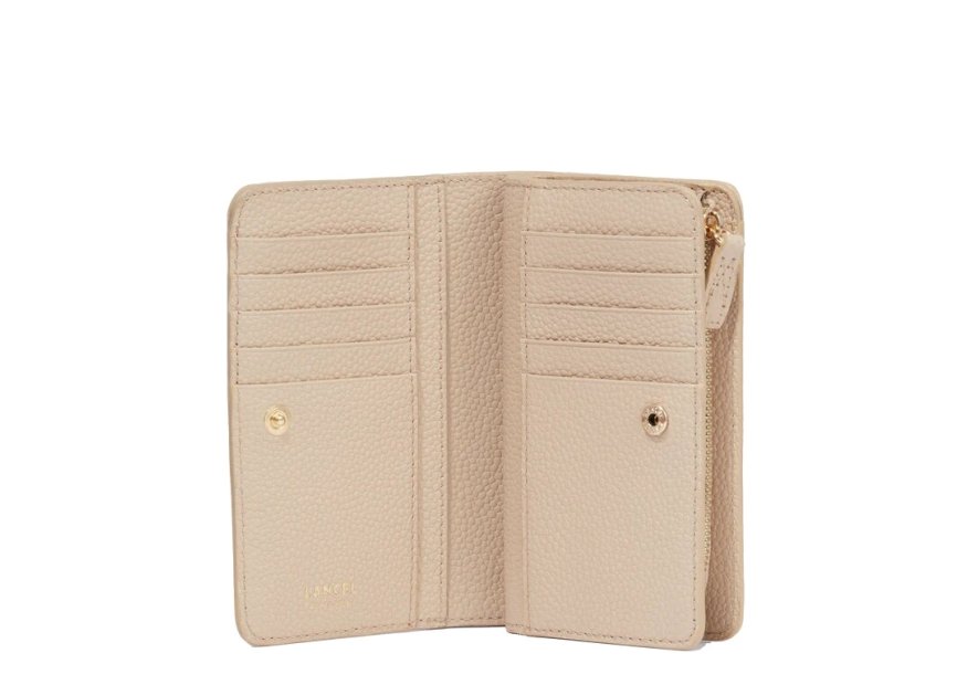 Lancel A11123 - CUIR DE VACHETTE - CAPU Ninon de Lancel - Portefeuille compact pmpb femme