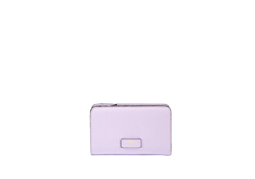 Lancel A11123 - CUIR DE VACHETTE - LILA Ninon de Lancel - Portefeuille compact pmpb femme