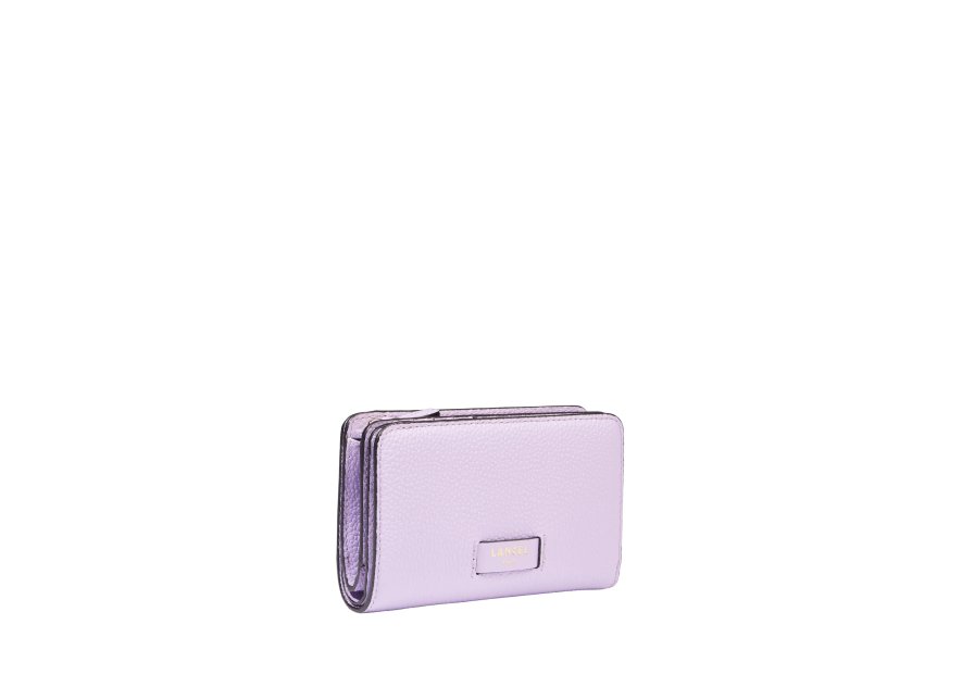 Lancel A11123 - CUIR DE VACHETTE - LILA Ninon de Lancel - Portefeuille compact pmpb femme