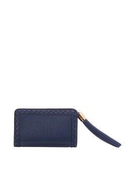 Lancel A11136 - CUIR DE VACHETTE - BLEU Premier Flirt de Lancel - Portefeuille compact pmpb femme