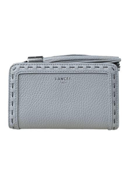 Lancel A11136 - CUIR DE VACHETTE - GLAC Premier Flirt de Lancel - Portefeuille compact pmpb femme