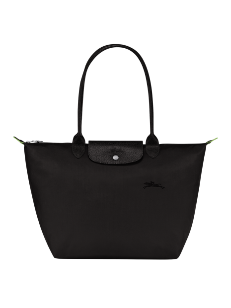 Longchamp 1899919 - POLYESTER RECYCLÉ - NO sac shopping l pliage green format a4 sac-a-main-shopping-toile-ou-cuir