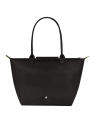 Longchamp 1899919 - POLYESTER RECYCLÉ - NO sac shopping l pliage green format a4 sac-a-main-shopping-toile-ou-cuir