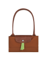 Longchamp 1899919 - POLYESTER RECYCLÉ - CO sac shopping l pliage green format a4 sac-a-main-shopping-toile-ou-cuir