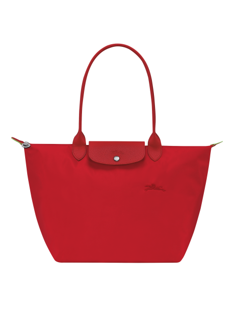 Longchamp 1899919 - POLYESTER RECYCLÉ - TO sac shopping l pliage green format a4 sac-a-main-shopping-toile-ou-cuir