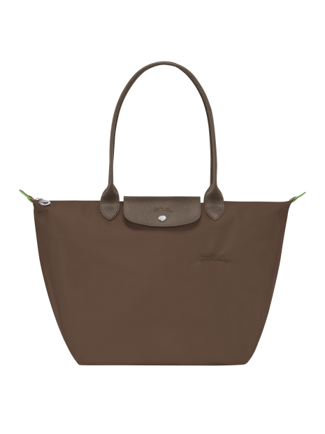 Longchamp 1899919 - POLYESTER 600D RECYCLÉ sac shopping l pliage green format a4 sac-a-main-shopping-toile-ou-cuir
