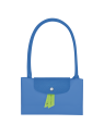 Longchamp 1899919 - POLYESTER 600D RECYCLÉ sac shopping l pliage green format a4 sac-a-main-shopping-toile-ou-cuir