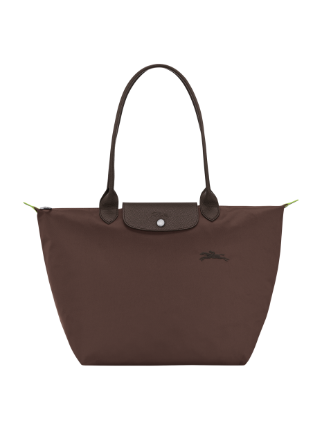 Longchamp 1899919 sac shopping l pliage green format a4 sac-a-main-shopping-toile-ou-cuir