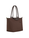 Longchamp 1899919 sac shopping l pliage green format a4 sac-a-main-shopping-toile-ou-cuir