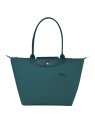 Longchamp 1899919 - POLYESTER 600D RECYCLÉ sac shopping l pliage green format a4 sac-a-main-shopping-toile-ou-cuir