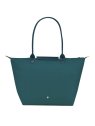 Longchamp 1899919 - POLYESTER 600D RECYCLÉ sac shopping l pliage green format a4 sac-a-main-shopping-toile-ou-cuir