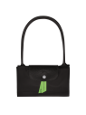 Longchamp 2605919 - POLYESTER RECYCLÉ - NO sac cabas m le pliage green petit format sac-a-main-shopping-toile-ou-cuir