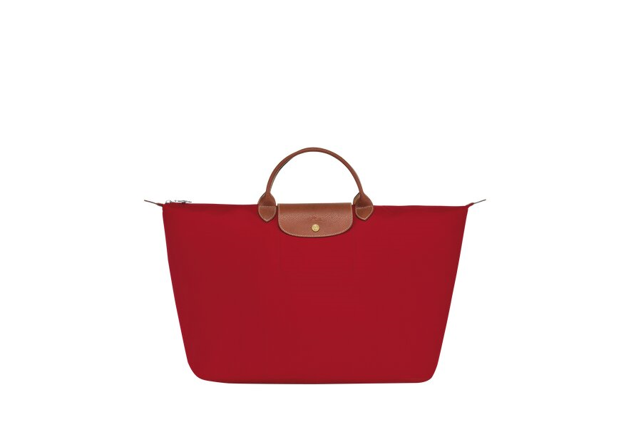 Longchamp 1624089 - NYLON ET CUIR - ROUGE sac de voyage s le pliage original