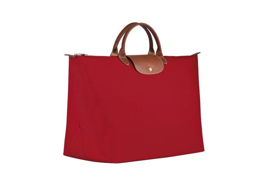 Longchamp 1624089 - NYLON ET CUIR - ROUGE sac de voyage s le pliage original