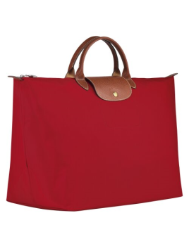 Longchamp 1624089 - NYLON ET CUIR - ROUGE sac de voyage s le pliage original