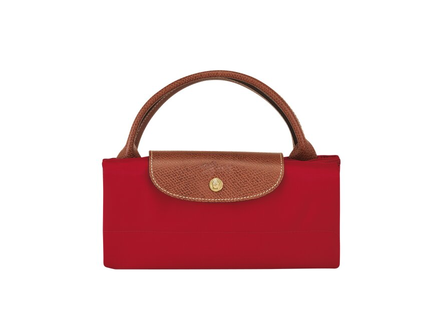 Longchamp 1624089 - NYLON ET CUIR - ROUGE sac de voyage s le pliage original