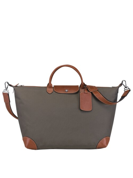Longchamp 1625080 - POLYESTER/CUIR - BRUN. sac de voyage boxford xl longchamp sacs-de-voyage