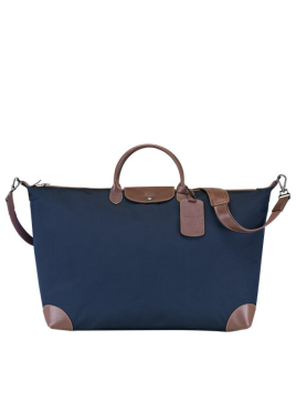 Longchamp 1625080 - POLYESTER/CUIR - BLEU. sac de voyage boxford xl longchamp