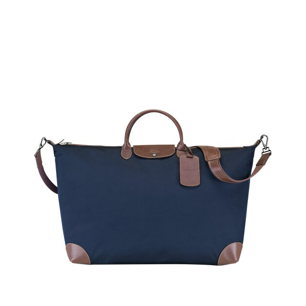 Longchamp 1625080 - POLYESTER/CUIR - BLEU. sac de voyage boxford xl Sacs de voyage