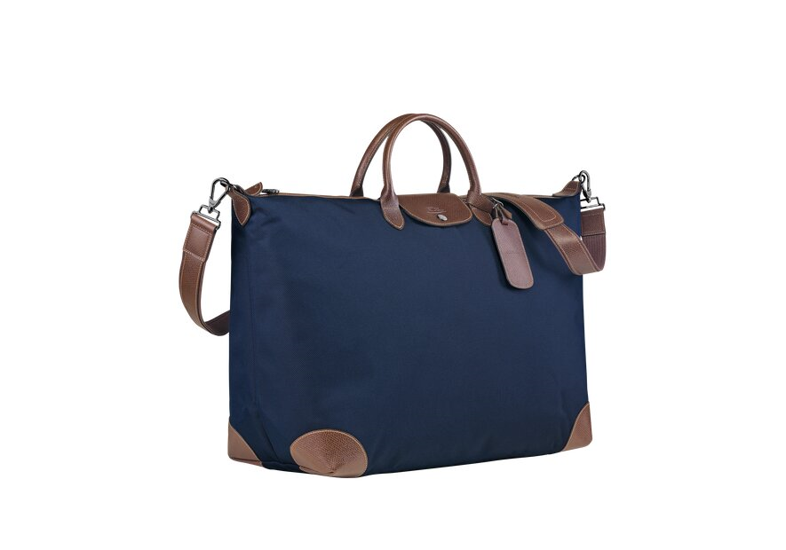 Longchamp 1625080 - POLYESTER/CUIR - BLEU. sac de voyage boxford xl longchamp