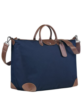 Longchamp 1625080 - POLYESTER/CUIR - BLEU. sac de voyage boxford xl longchamp