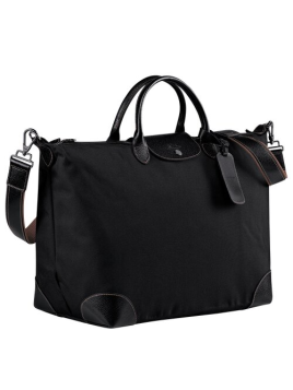 Longchamp 1624080 - POLYESTER/CUIR - NOIR sac de voyage boxford l longchamp