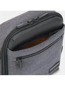 Hedgren HNXT01/APP - TWILL NYLON - GREY sac homme taille s next bandoulière sacoche homme