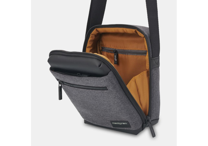 Hedgren HNXT01/APP - TWILL NYLON - GREY sac homme taille s next bandoulière sacoche homme