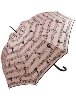 Guy De Jean GDJ-MELODIE - POLYESTER - ROSE guy de jean-melodie-parapluie f canne manuel parapluie