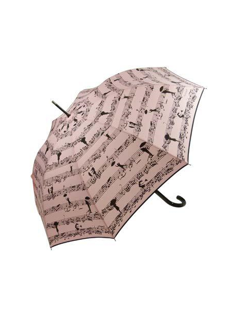 Guy De Jean GDJ-MELODIE - POLYESTER - ROSE guy de jean-melodie-parapluie f canne manuel parapluie