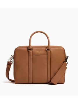 Le Tanneur TCHA4001 - CUIR DE VACHETTE PLEI porte documents charles 17" Sac business
