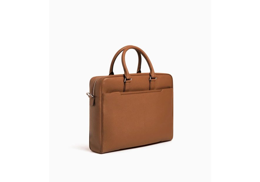 Le Tanneur TCHA4001 - CUIR DE VACHETTE PLEI porte documents charles 17" Sac business