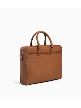 Le Tanneur TCHA4001 - CUIR DE VACHETTE PLEI porte documents charles 17" Sac business