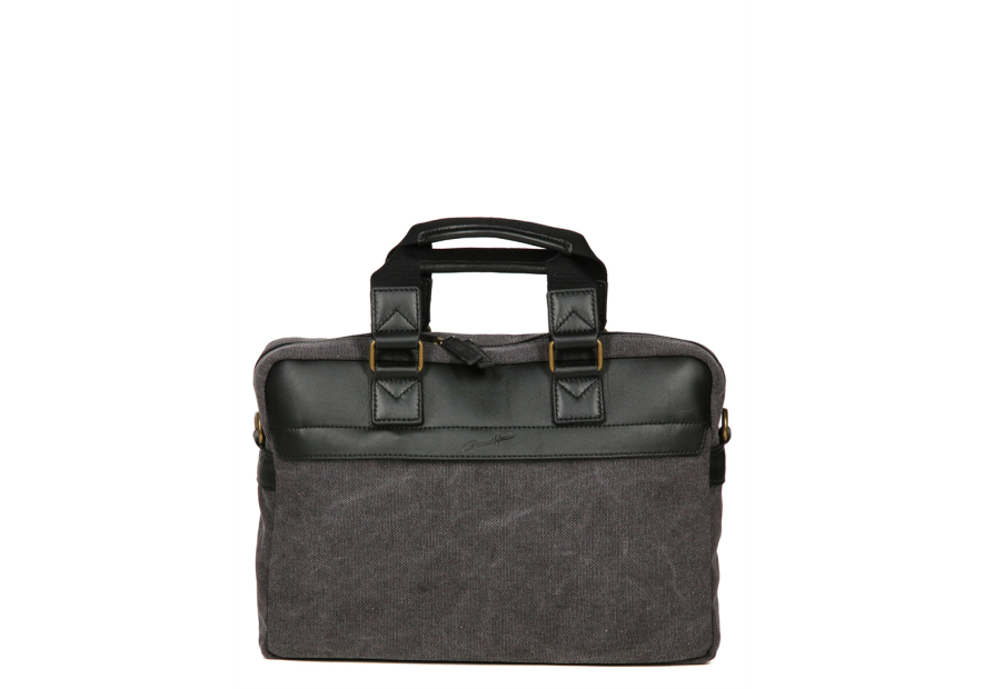 Gerard Henon 22379 - COTON ET CUIR - NOIR safari porte documents s Sac business