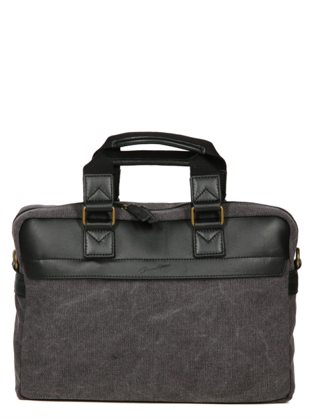 Gerard Henon 22379 - COTON ET CUIR - NOIR safari porte documents s Sac business