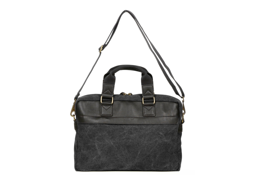 Gerard Henon 22379 - COTON ET CUIR - NOIR safari porte documents s Sac business