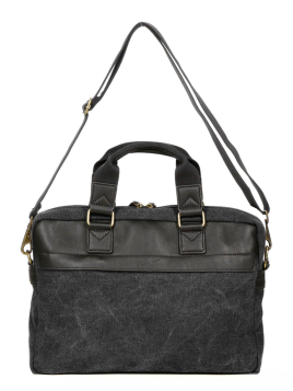 Gerard Henon 22379 - COTON ET CUIR - NOIR safari porte documents s Sac business