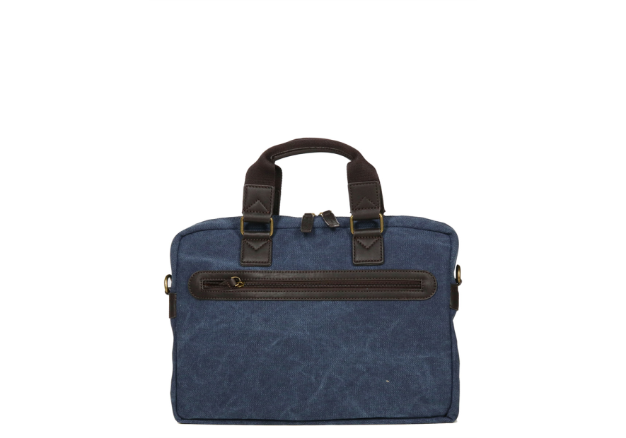 Gerard Henon 22379 - COTON ET CUIR - MARINE safari porte documents s Sac business