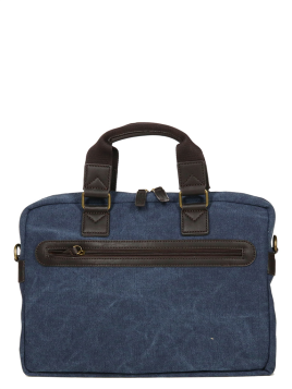 Gerard Henon 22379 - COTON ET CUIR - MARINE safari porte documents s Sac business