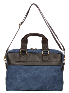 Gerard Henon 22379 - COTON ET CUIR - MARINE safari porte documents s Sac business