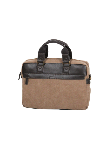 Gerard Henon 22379 - COTON ET CUIR - MARRON safari porte documents s sac-business